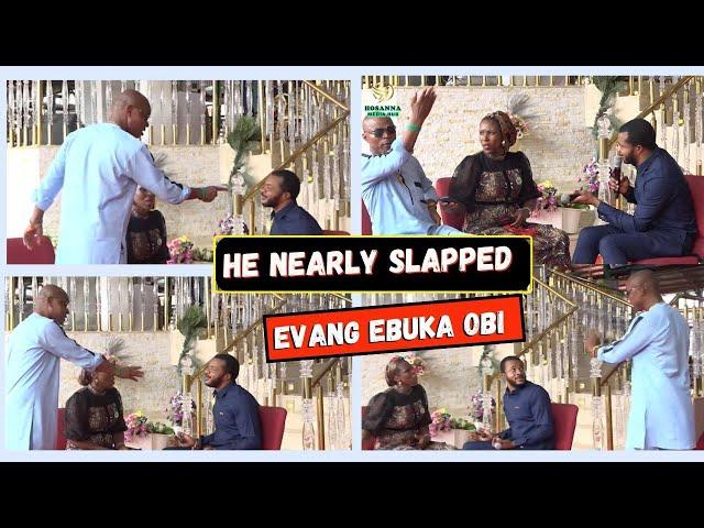 MAN ALMOST SLAPS EVANG EBUKA OBI OUT OF ANGER