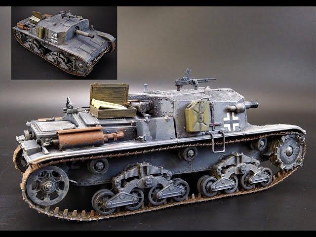 Semovente M42 da 75/18 Tank 75mm 1/35 Scale Model Kit Build Review and Weathering Armor Italeri 6569