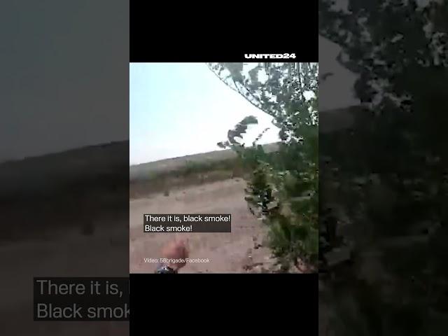 Ukrainian Soldier Shot Down Russian Su-25 Aircraft Using Igla MANPADS #warinukraine