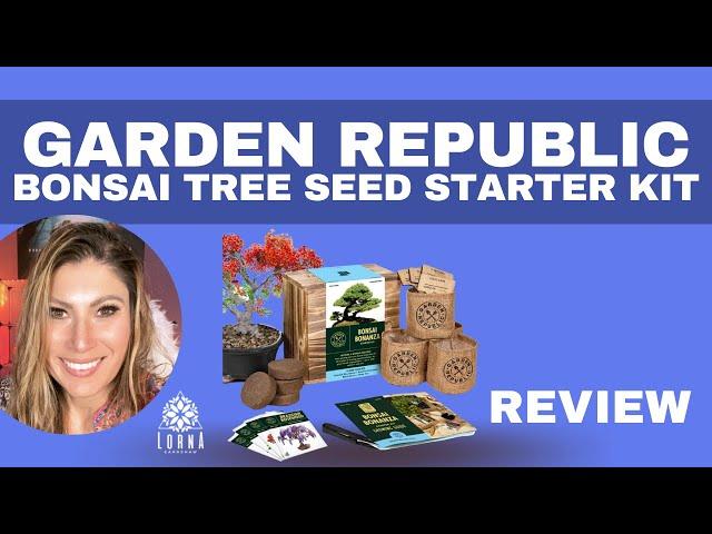 Bonsai Tree Seed Starter Kit - Mini Bonsai Plant Growing Kit, 4 Types of Seeds, Potting Soil, REVIEW