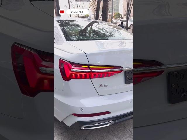 아우디 Audi A6 화이트 살펴보기 #shorts #당직 #아우디세율 #아우디딜러