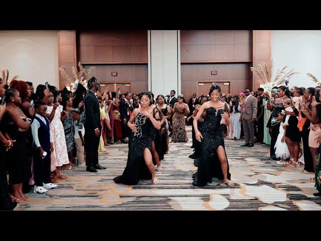 Epic Bridesmaids Flashmobe  - Congolese Wedding Entrance (Fenton24)