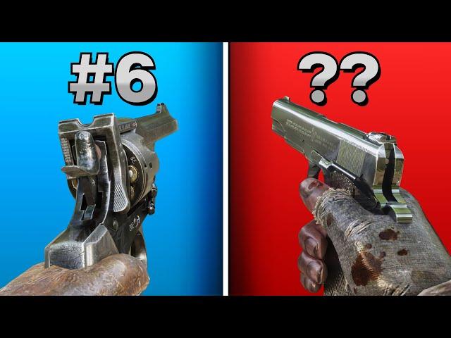 Ranking Every Starting Pistol in COD Zombies From Worst to Best