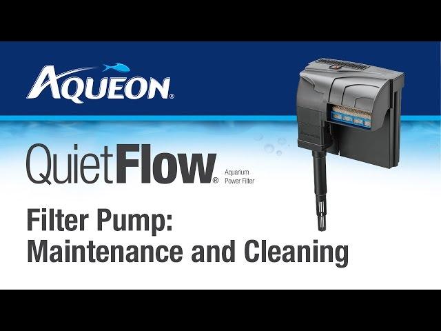 Aqueon | QuietFlow - Filter Pump: Maintenance and Cleaning