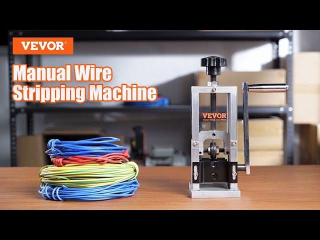 FREE SHIPPING ️ VEVOR Manual Wire Stripping Machine, 0.06''-1.5''