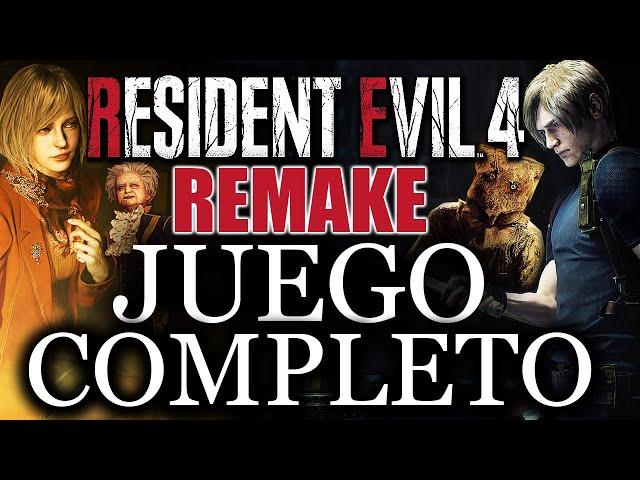 RESIDENT EVIL 4 REMAKE GAMEPLAY ESPAÑOL *JUEGO COMPLETO + FINAL* DIFICULTAD HARDCORE