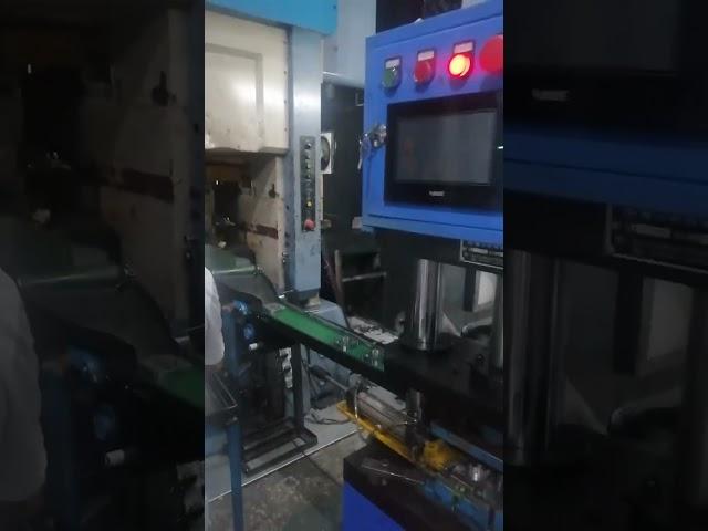 Stator rotor core stamping line.