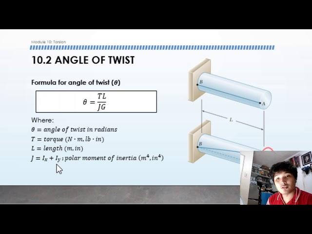 MODULE 10 (part 1) - Torsion