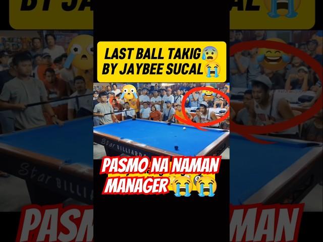 Last ball takig by Jaybee Suksuk #shorts #subscribe #billiards #jaybeesucal #highlights #foryou