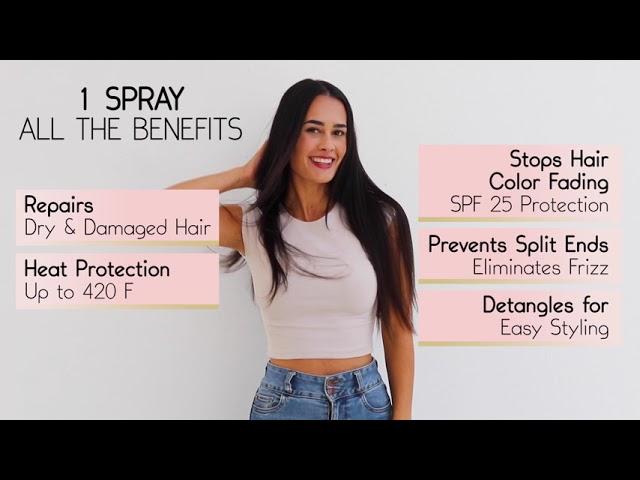 ELLA BELLA® All in 1 Heat Protectant Spray for Hair