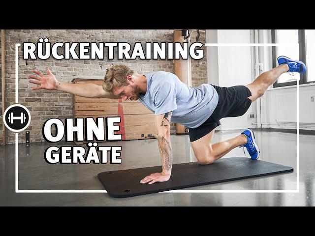 Rückentraining für zu Hause | Übungen ohne Geräte | Fitness & Kraftsport | Sport-Thieme