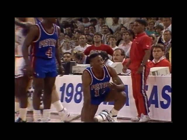 Pistons-Bulls (1989): All Cheap Shots, Altercations, and Techs