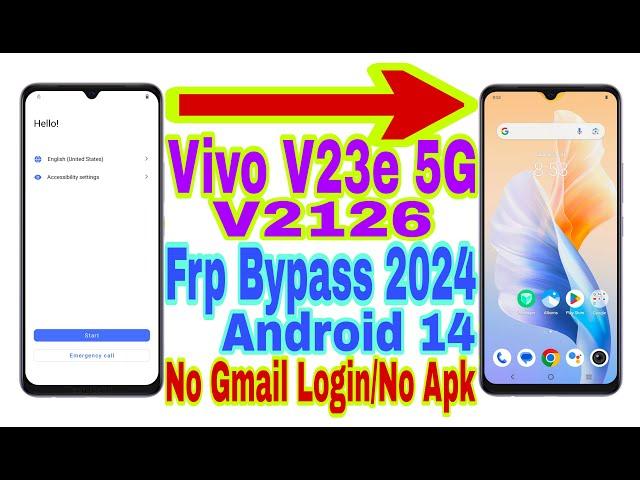 All Vivo Android 14 Frp Bypass | New Trick 2024 | Reset Frp/No Pc/Bypass Google Account 100% Working