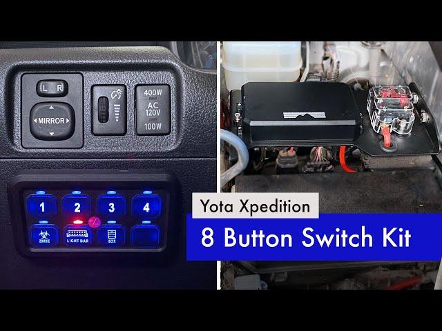 Let the offroad accessorizing begin! Installing the Yota Xpedition aux switch kit in the 4Runner