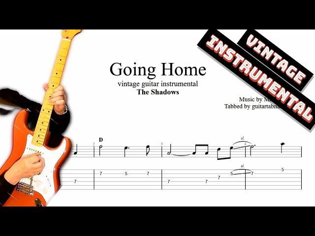 The Shadows - Going Home TAB - vintage guitar tabs (PDF + Guitar Pro)