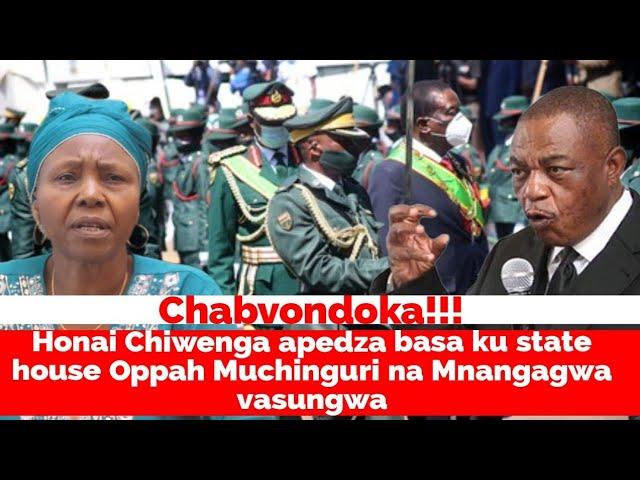 WATCH LIVE  Chiwenga apedza basa ku state house Oppah Muchinguri na Mnangagwa vasungwa 