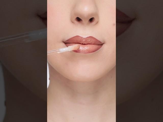 Glossy ombre lip look combo️