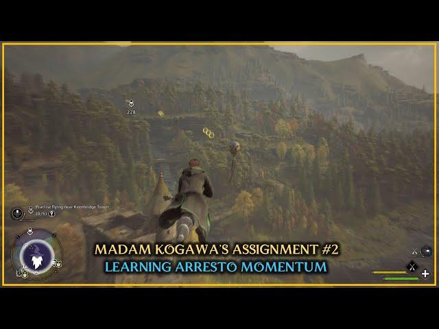 HOGWARTS LEGACY - ASSIGNMENT: MADAM KOGAWA ASSIGNMENT #2 (Learn Arresto Momentum) [Full Walkthrough]