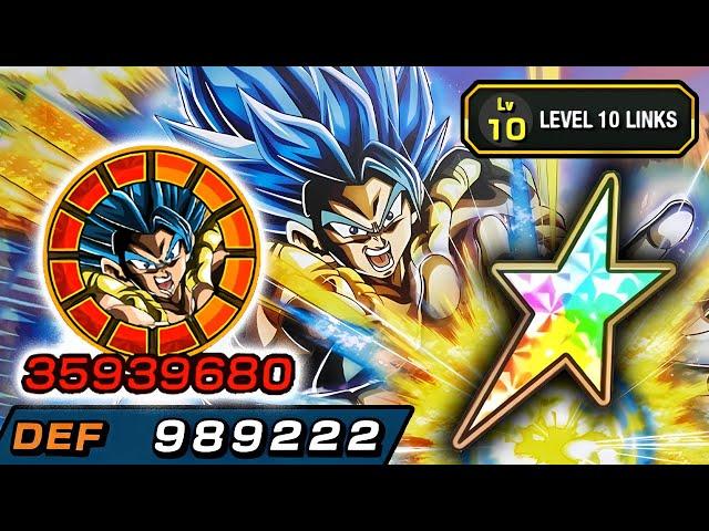 100% NEW PHY LR GOGETA BLUE LEVEL 10 LINKS SHOWCASE!!! Dragon Ball Z Dokkan Battle