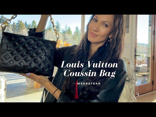 Louis Vuitton Coussin Bag wear & tear! And purse closet purge!