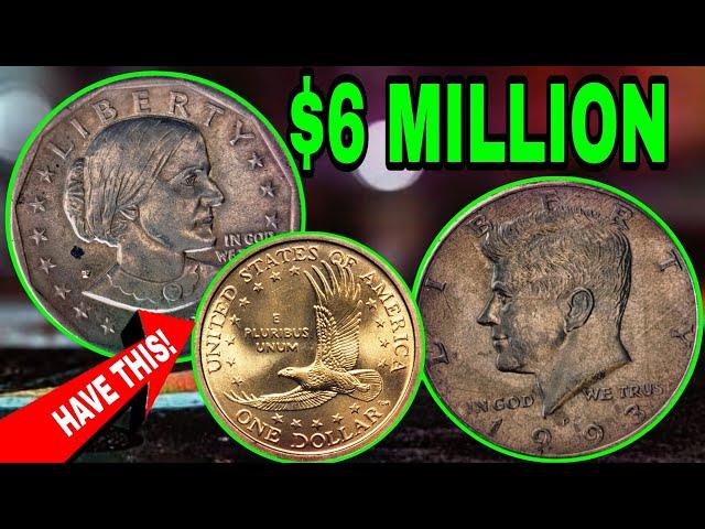 Top 5 Ultra Rare Susan B. Anthony, Sacagawea, & Kennedy Coins Could Be Worth Big Money!