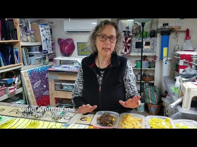 We the People Mosaic Project Documentary with Artist Carol Krentzman, Mini-Doc Created by Don Porter