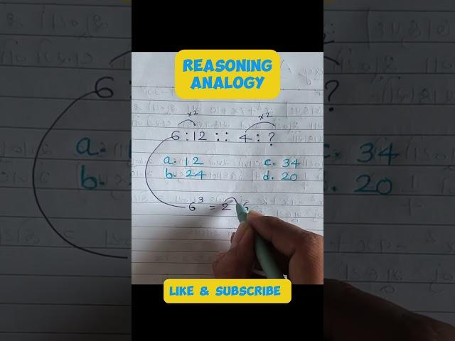 How to solve Number Analogy Question Reasoning Short Tricks #reasoning  #rrbntpc #ssccgl