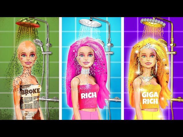 RICH VS POOR DOLL MAKEOVER | Dolls Come to Life! Cheap vs Expensive Gadgets by TeenVee