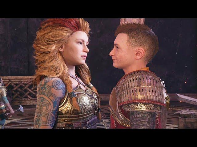 Mimir asks Atreus if he likes Thor's daughter | God of War Ragnarok