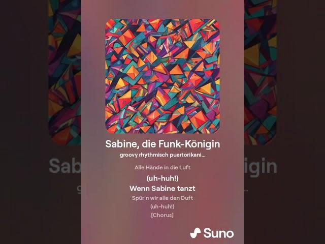 Sabine, die Funk-Königin