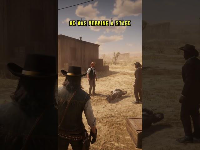 Sometimes sheriff KILLS his own Prisoner  #shorts #rdr2