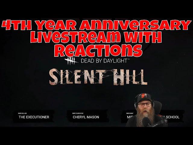 Dead By Daylight 4 Year Anniversary Live Stream With Reactions