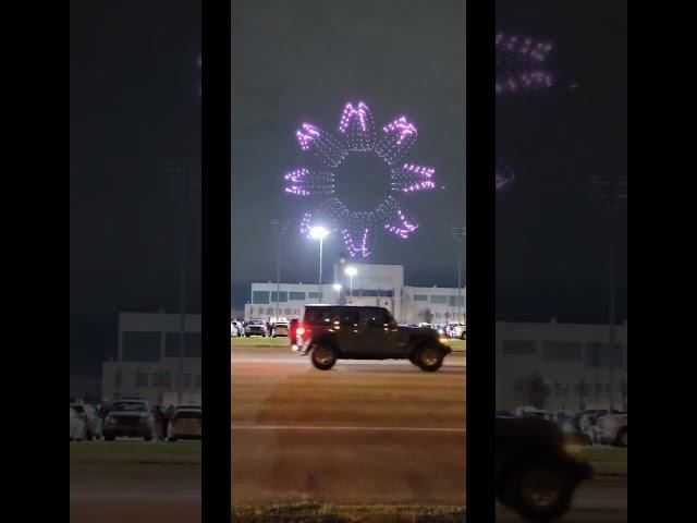 the 1001 drone show in North Richland Hills tonight