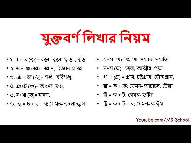 How to type Bangla Jukto borno বাংলা যুক্তবর্ণ লিখার কৌশল Bijoy Banyanno Bangla typing Tutoiral 2020