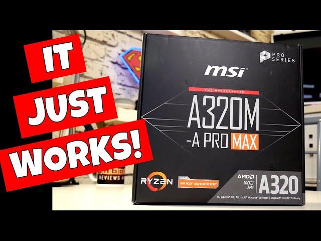 MSI A320M A PRO MAX BEST Entry Level AM4 Board