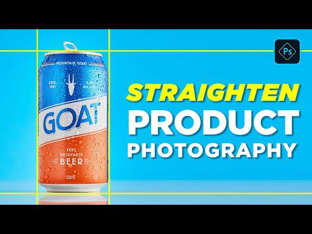 Straighten Product Photography - Photoshop