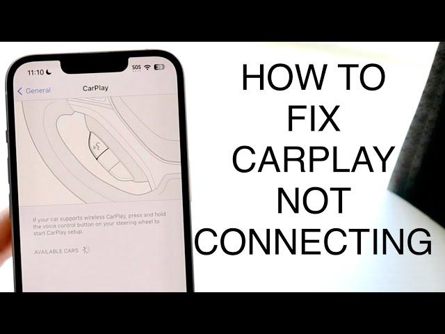 How To FIX Apple CarPlay Not Connecting! (2023)