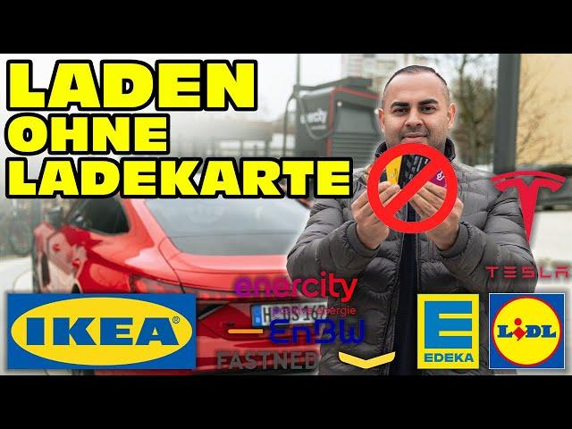 Spontan Laden Ohne Vertrag TESLA Supercharger, IKEA, Fastned, EnBW, Edeka, LiDL, Enercity Drive