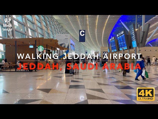 Walking Jeddah Airport (4K) - Jeddah, Saudi Arabia