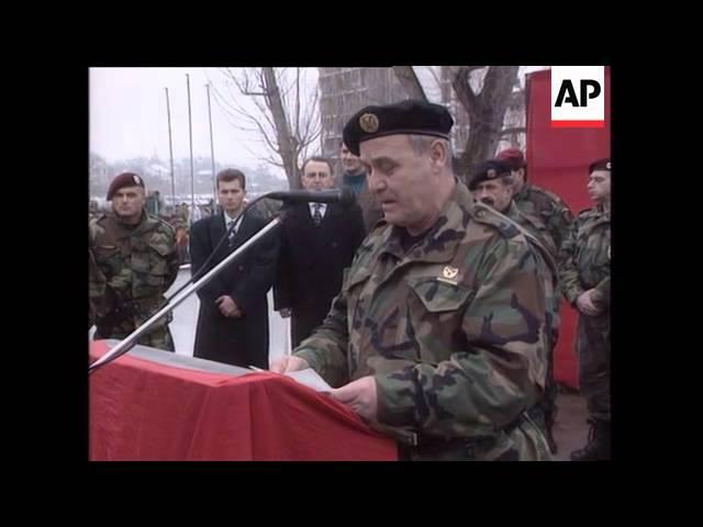 Bosnia - Serbs Stage Military Parade