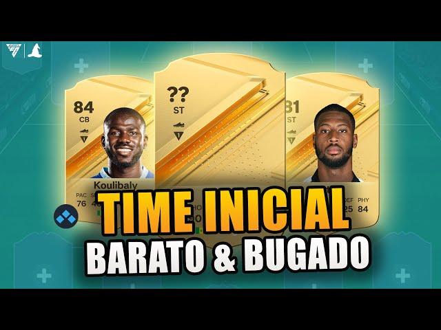 O MELHOR TIME PRA INICIAR NO EAFC24 ULTIMATE TEAM | TIME BARATO E BUGADO PRA INICIANTE