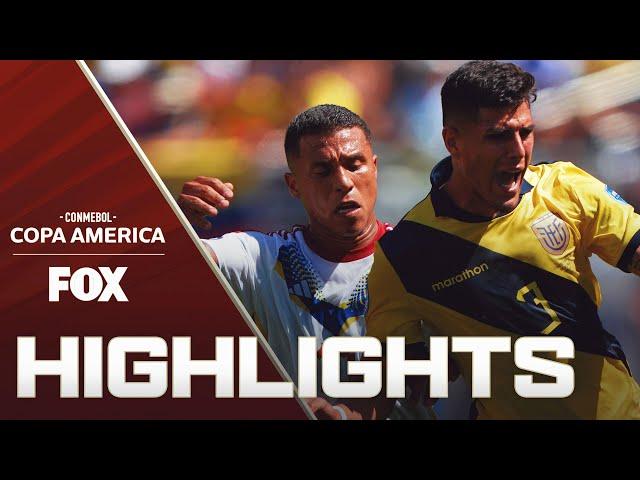 Ecuador vs. Venezuela Highlights | 2024 Copa América