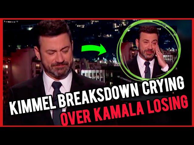 Jimmy Kimmel CRIES On LIVE TV Over KAMALA LOSING To TRUMP....