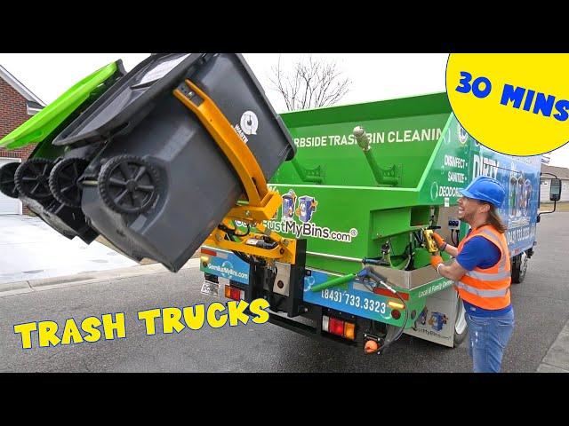 Trash Truck video for Children | Garbage Trucks for Kids