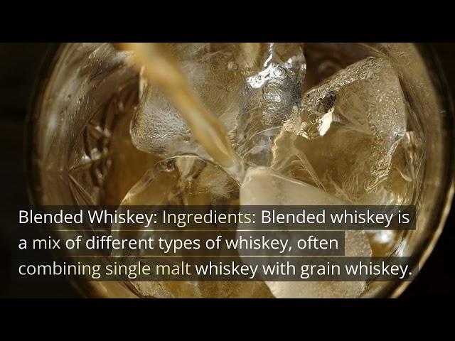 Single Malt Whiskey vs Blended Whiskey (WHATS THE DIFFERENCE?)