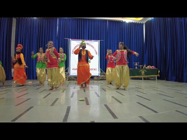 PUNJABI DANCE BY NCC CADETS | NCC CULTURAL DANCE | CATC CAMP NCC | 4 KAR BN NCC | TUMKUR