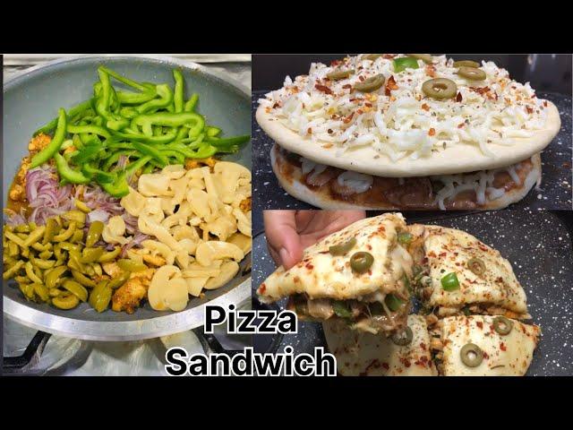 Pizza Sandwich | Easy & delicious Recipe by @Tastycreationsbyayesha