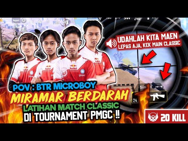 PMGC MATCH !! CUMA BTR RA YANG BISA LAKUKAN BARBAR ENGGAK LOGIS DI TOURNAMENT DUNIA !! - Microboy