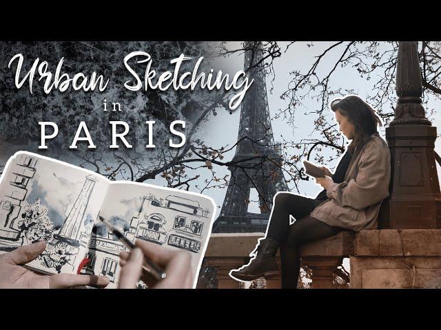 Urban Sketching in Paris  Travel Sketchbook