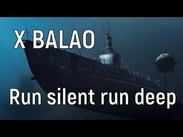 World of Warships - X Balao Replay,  run silent run deep